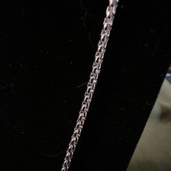 Sterling Italian Silver Box Chain