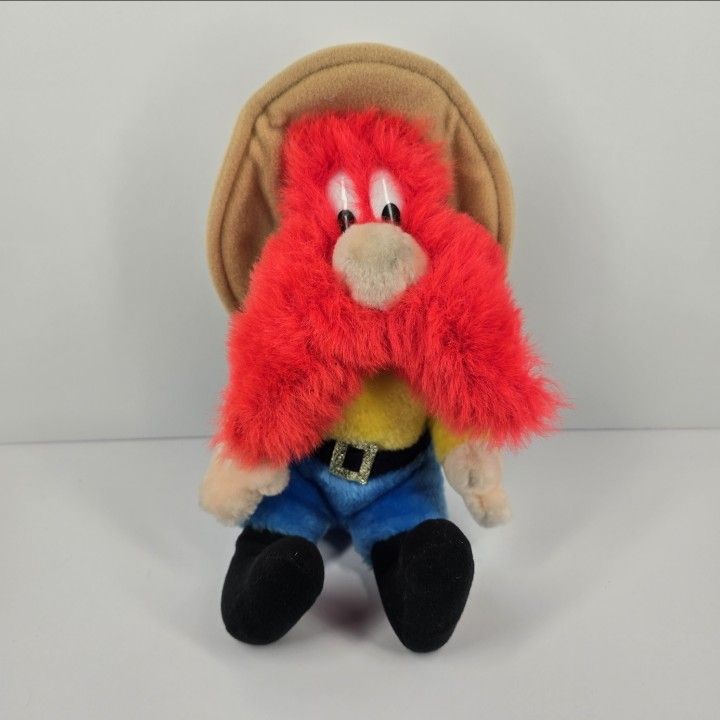 1990 Warner Bros Yosemite Sam Plush 10" Looney Tunes Mighty Star Stuffed Animal