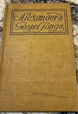 Vintage Alexander’s Gospel Songs hardcover book
