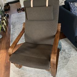 Ikea POÄNG chair and ottoman - $80 West Hartford