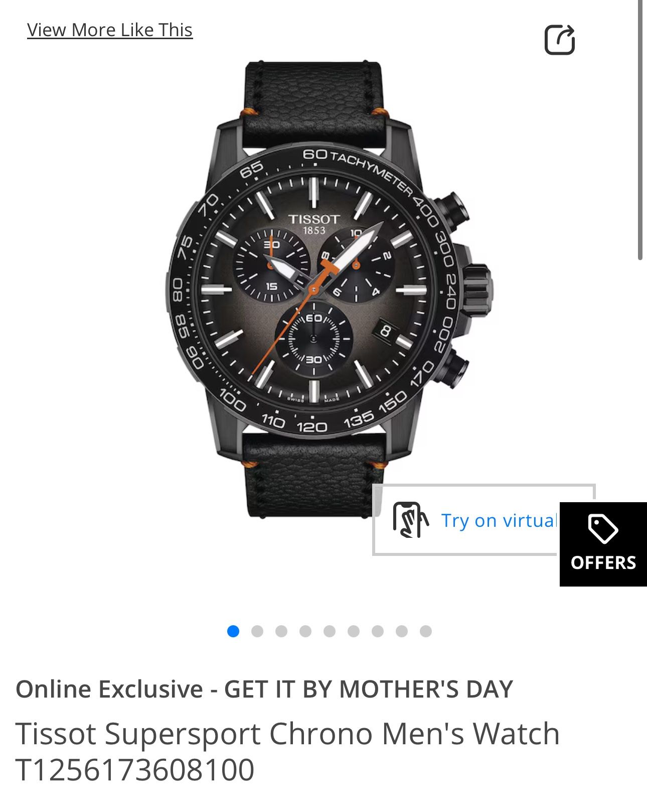Tissot Supersport Chrono Men's Watch T1(contact info removed)08100