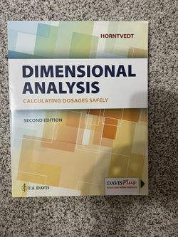Dimensional Analysis Textbook