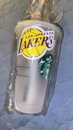 Starbucks custom LA Lakers Kobe tumbler