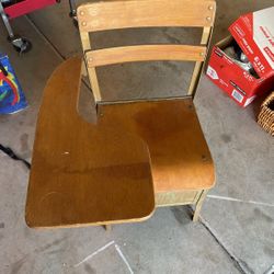 Antique school desk
