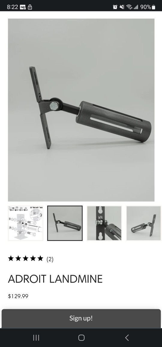 Kleva Built Adroit Articulating Landmine Attachment For Squat Rack Fits Rogue Rep Titan Fitness Sorinex