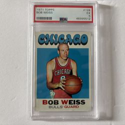 1971 Topps Bob Weiss Basketball Card