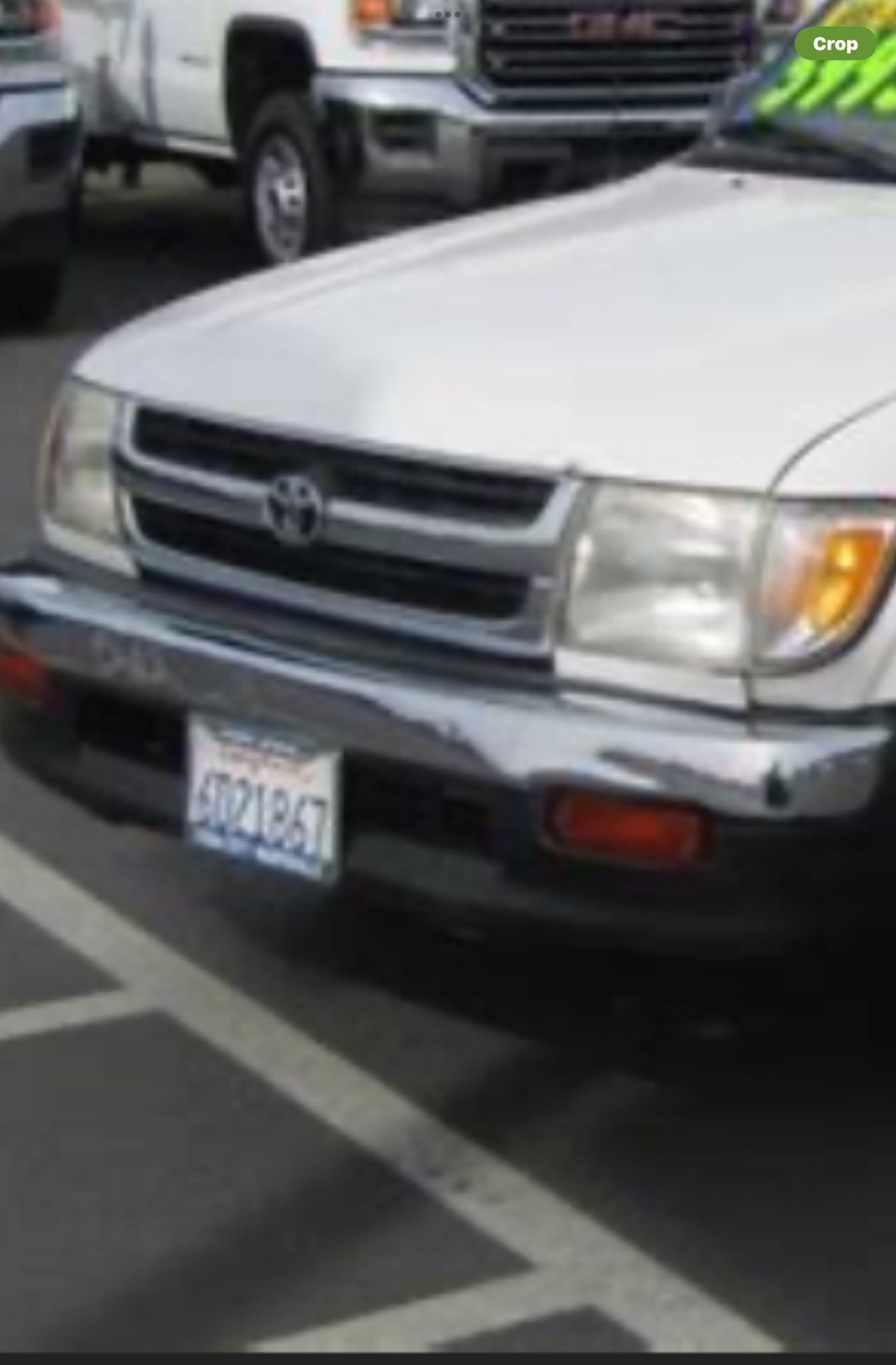 Tacoma Bumper Toyota 2000