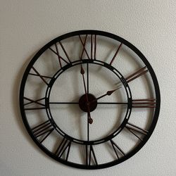 Large 28” Wide Wall Clock