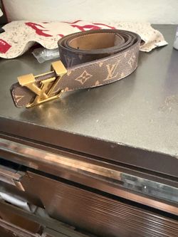 Louis Vuitton Style Monogram Belt – Size 42 (105 cm)