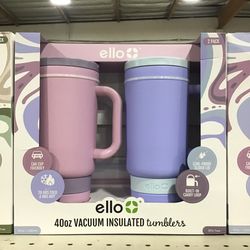 Ello 2pk Stainless Steel Tumbler 