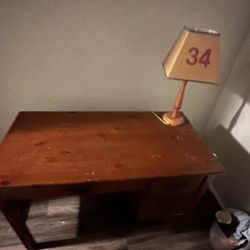 Free Pottery Barn Kids Desk &Lamp
