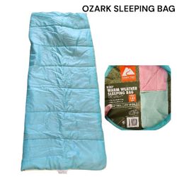  an Ozark Trail Kids' Warm Weather Sleeping Bag. 
