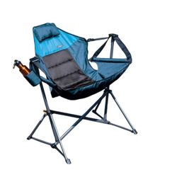 RIO Swinging Hammock Chair w/ Footrest | Portable Camping Compact Outdoor EUC