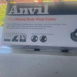 Vinyl cutter; Heavy Duty : 12 Inches Anvil $45 pick up In Anaheim 