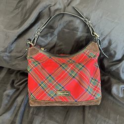Dooney & Bourke Hobo Bag Medium Plaid