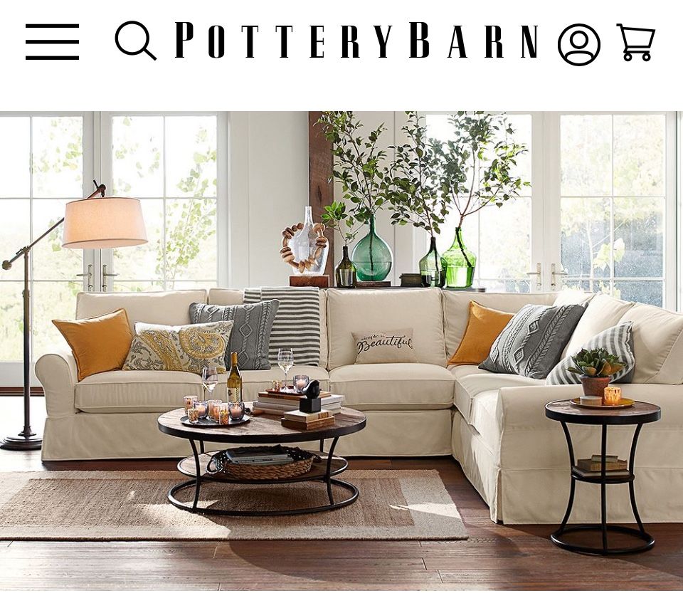 Pottery Barn End Table And Coffee Table