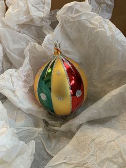 Jumbo Poland Circus colors ornament
