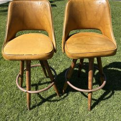 Vintage Swivel Barstools