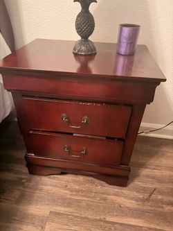 Bed and nightstand- Free