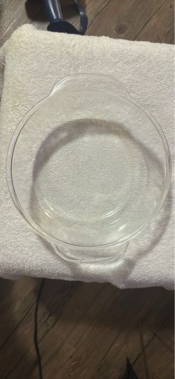 Clear Glass Oval Casserole Dish