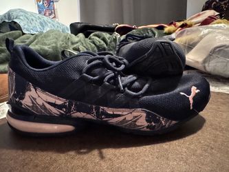 Puma Sneakers Navy Blue Graphic Print