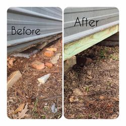 Nivelación mobile home