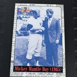 ⚾️ 1997 Scoreboard Mickey Mantle Mickey Mantle #71 - New York Yankees