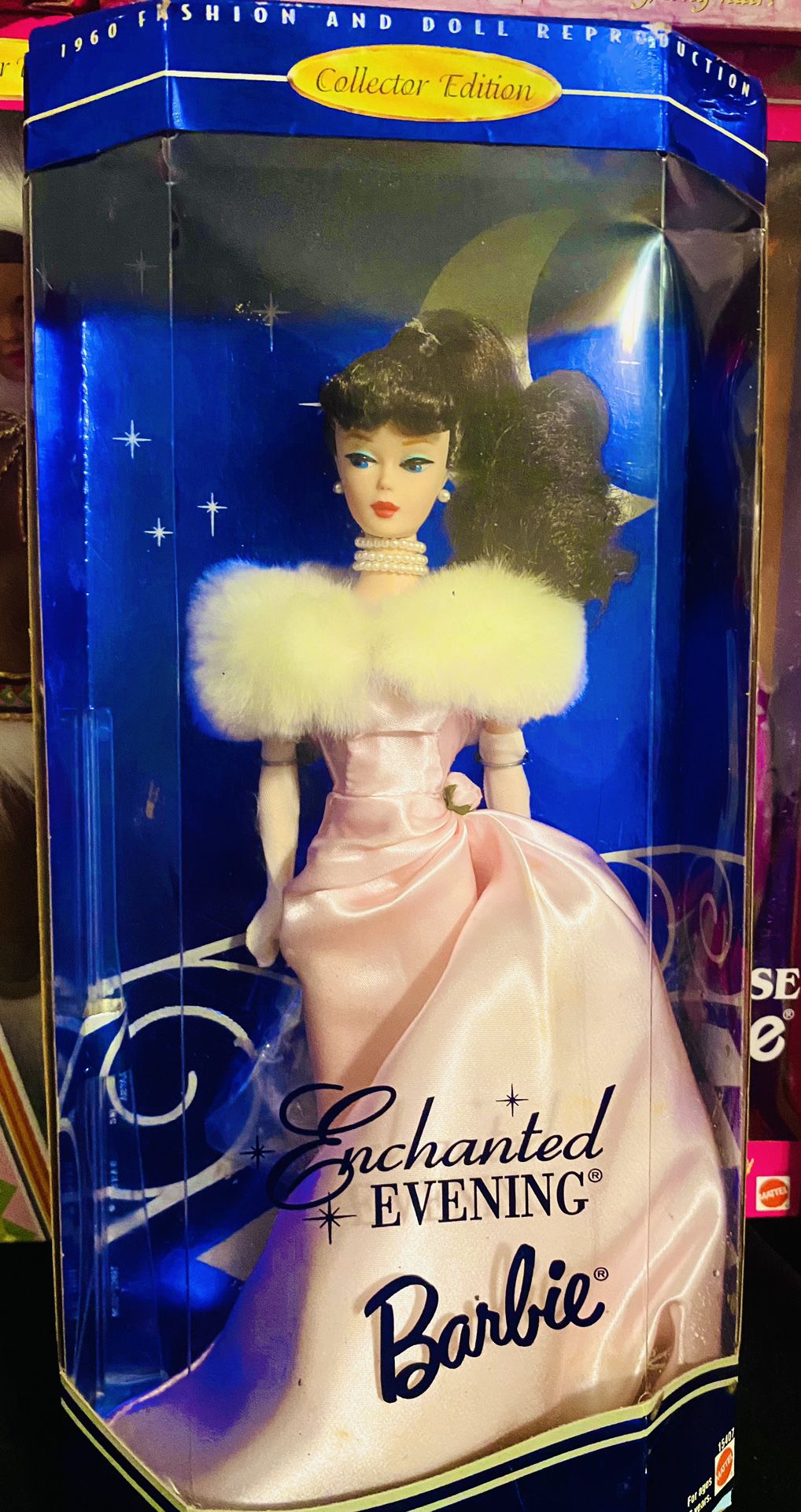Vintage 1995 Enchanted Evening Barbie Doll. Collector Edition. Reproduction of a 1960s Fashion Doll.