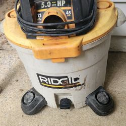 RIDGID Wet/Dry Shop Vacuum. 
Asking