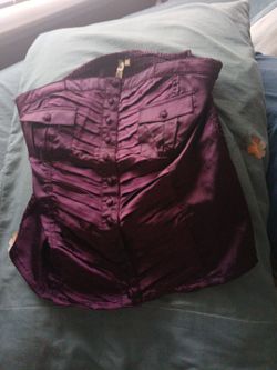 Beautiful  satin  halter or tube top