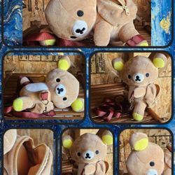 Rilakkuma Plush Side Backpack Cute/Kawaii 