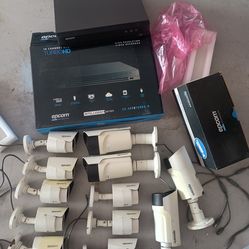 Security cameras and DVR system bundle