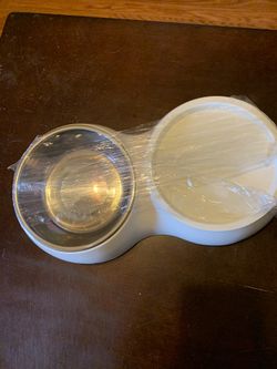 Dog bowls. Bowls Come Out. One Lid. Don’t Need