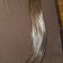 Brown Blonde Straight Clip In Extension