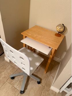 Desk and chair