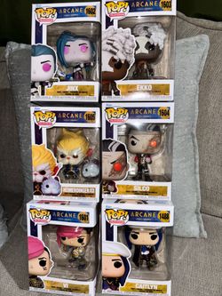 Netflix Arcane Series 6 Funko Pops Set