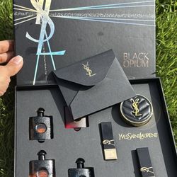 Ysl Black Opium Women Perfume Gift Set Makeup Set Regalos Mujer Valentine Gifts, MRSP $280