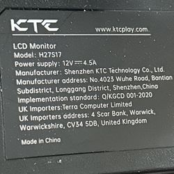 KTC H27S17 Monitor