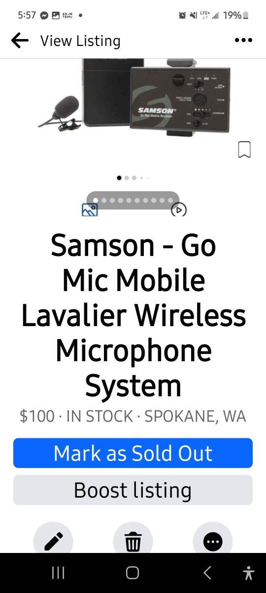 Phone/Mobile Lavalier Mic  System