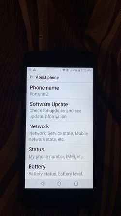 LG fortune 2 small hairline crack