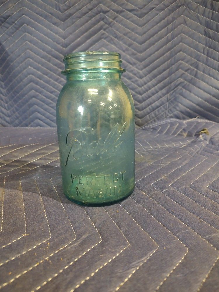 Antique Blue No13 Ball Jar
