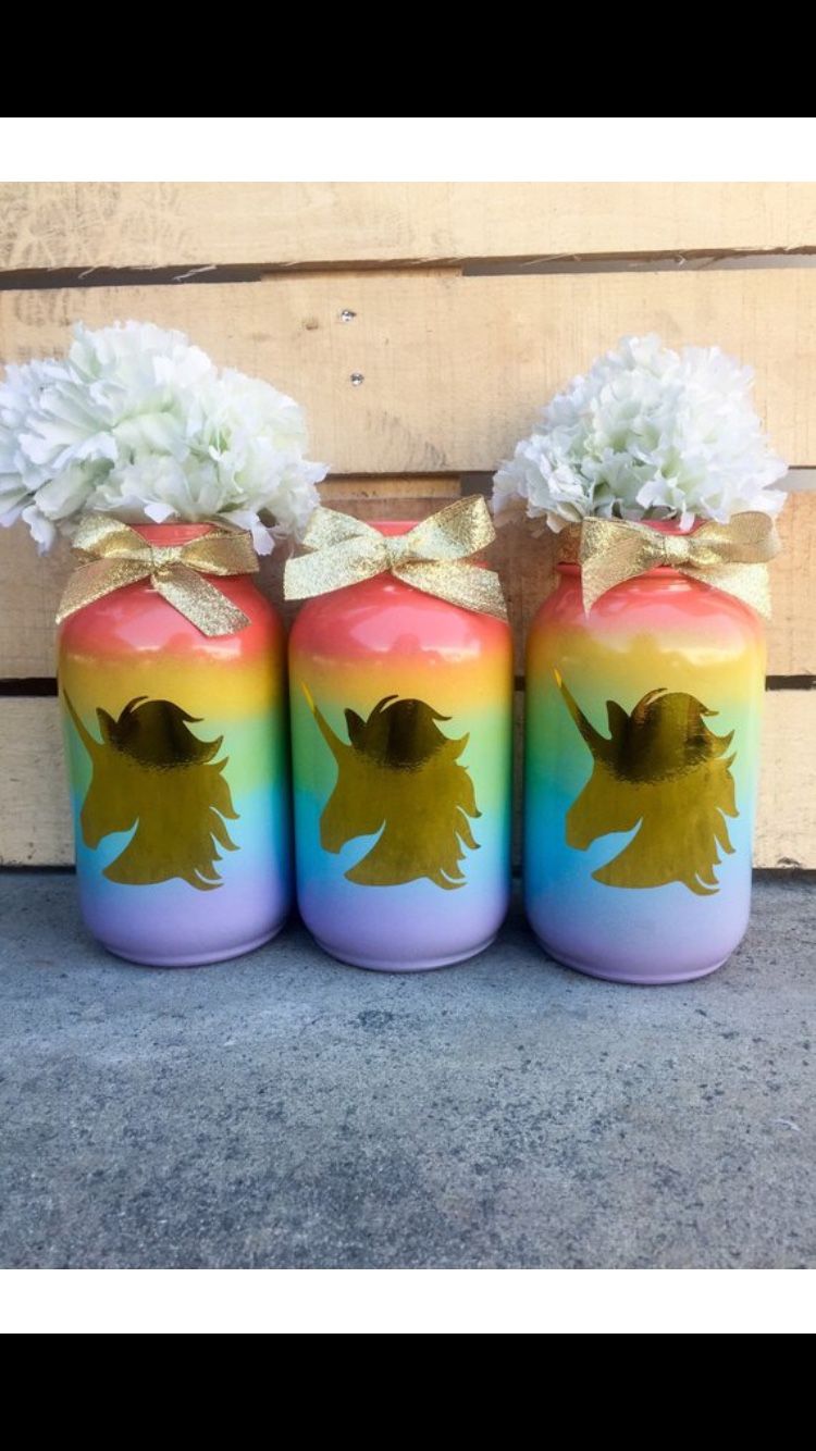 Unicorn party decor centerpieces