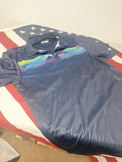 PGA Tour Pro Series Golf Polo Shirt Mens XL Gray Athletic Fit Performance