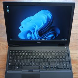 High Speed Dell Precision 16 Inch Nvidia Quadro P2000 4 GB Graphics Intel Core i7-8850h 16 GB RAM 512 GB SSD 1080P LCD Webcam Wi-Fi & BT Wireless