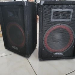 RadioShack PA Speakers Pair 160w power