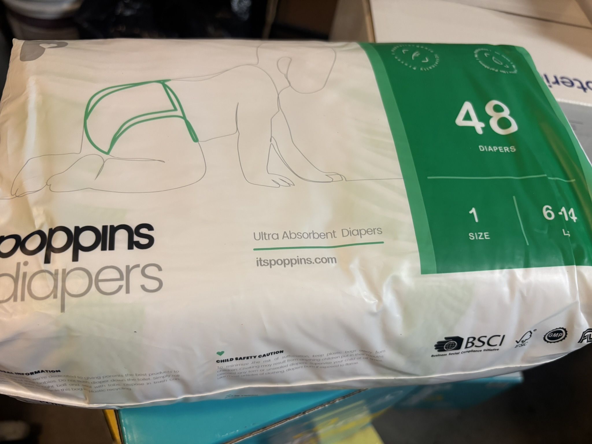 New ..Size 1 Diapers (6 Packs /288 Diapers ) $50 Total