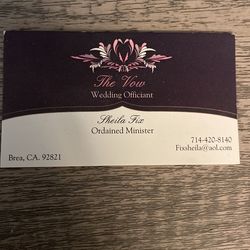 Wedding Officiant