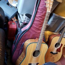 Washburn D46s Acoustic Guitar  With Gig Bag