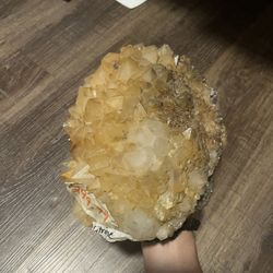 Natural Large Citrine Cluster Crystal