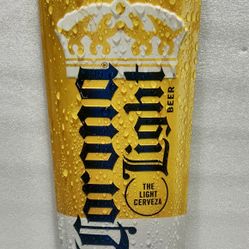 Corona Light Beer can metal bar sign